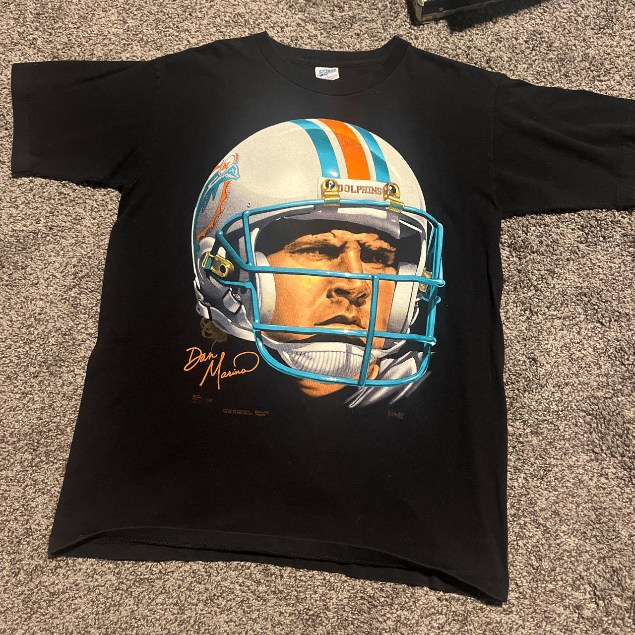 Vintage 90s 1991 Salem NFL Miami Dolphins Dan Marino | Depop