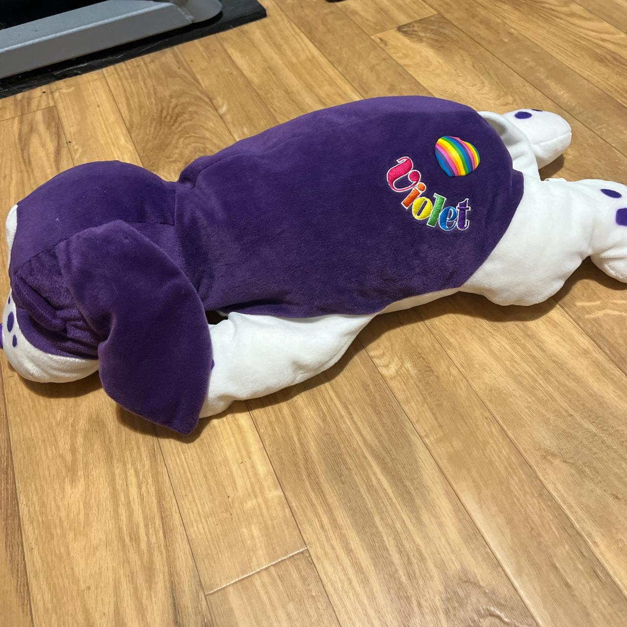 Lisa Frank Jumbo 26” popular Violet Purple Dog Plush