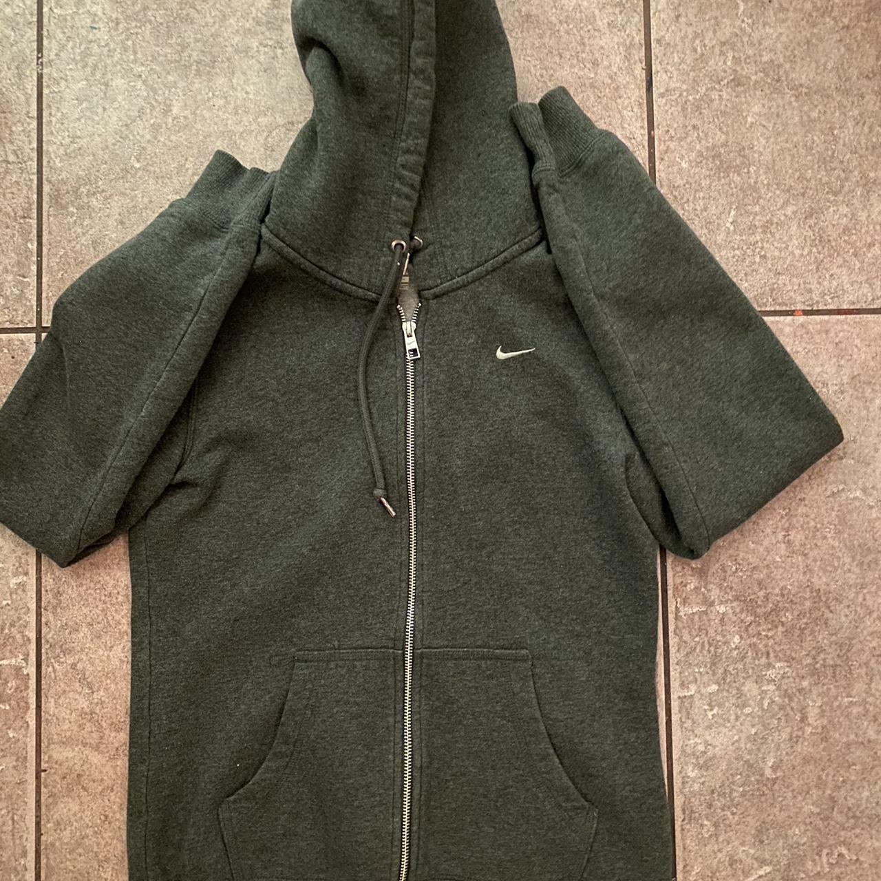 nike zip up grey