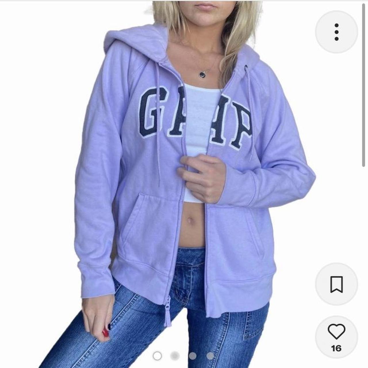 lilac gap hoodie