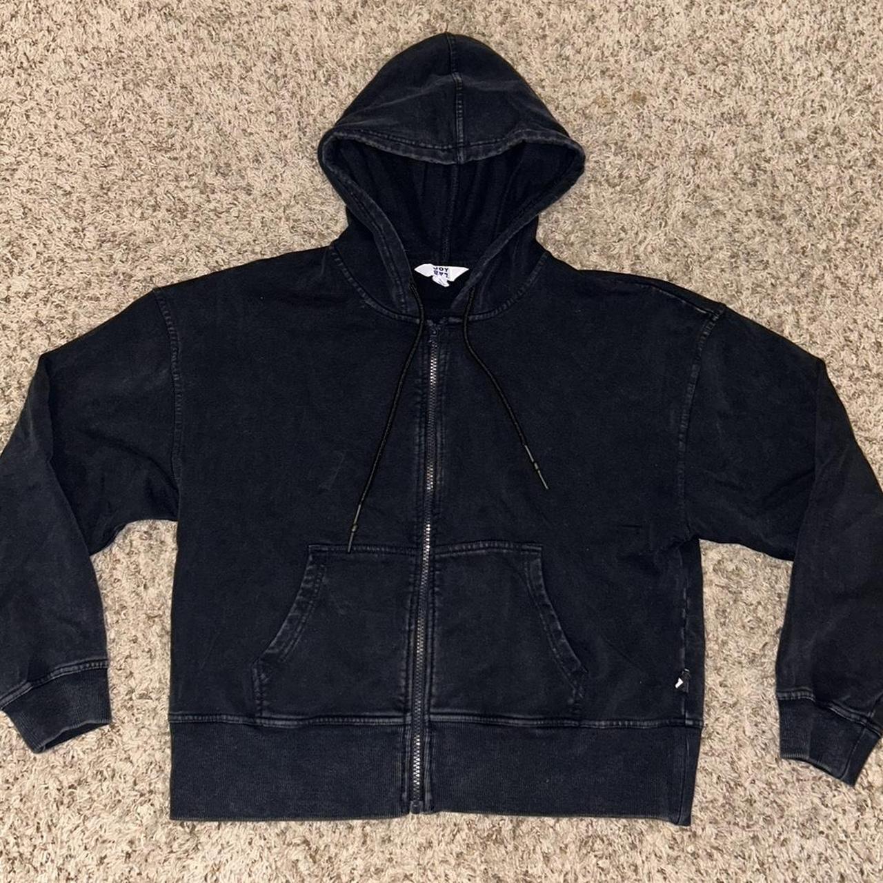 Black Zip Up Hoodie Joy Lab Target #black #target - Depop