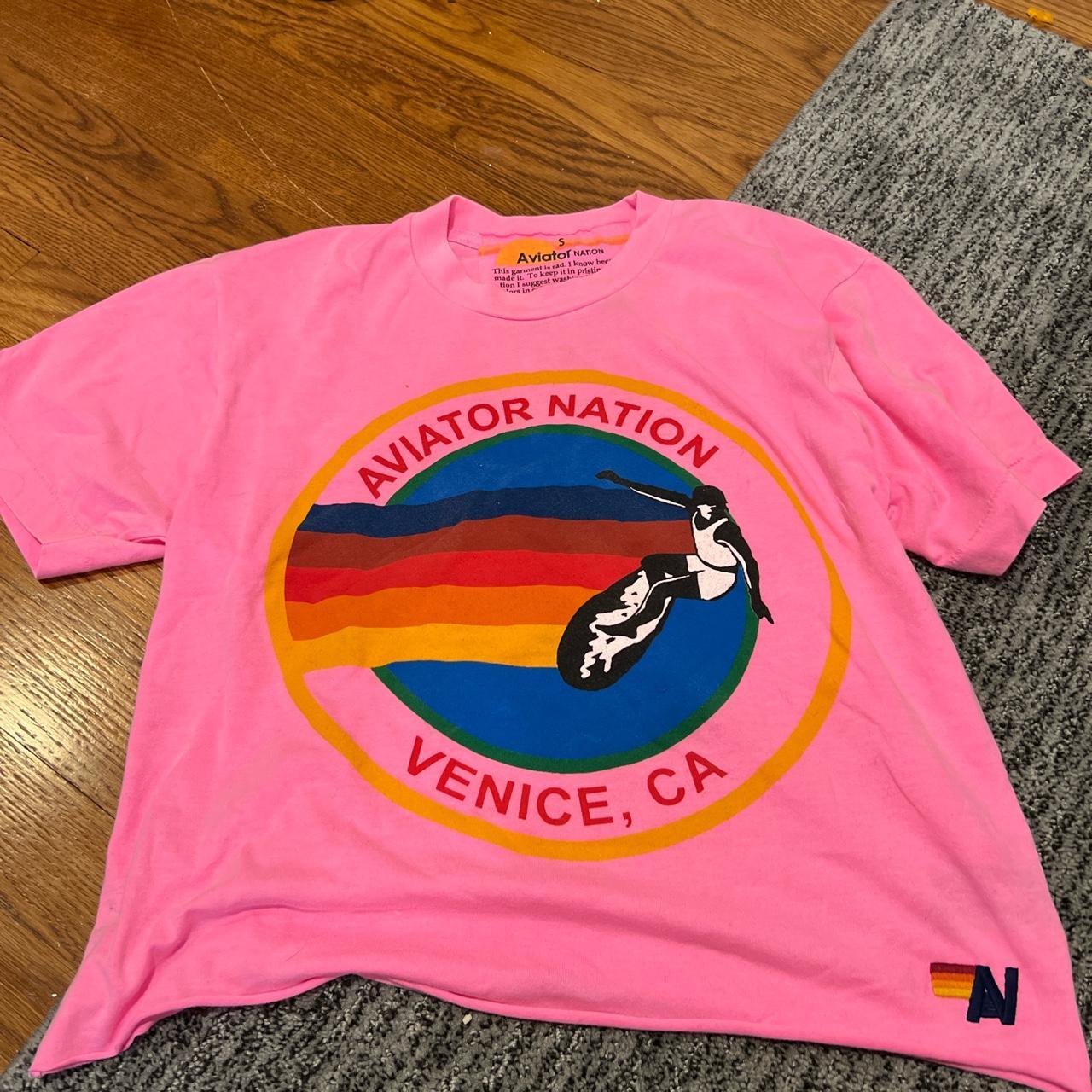 Aviator Nation Women's Tshirt Depop