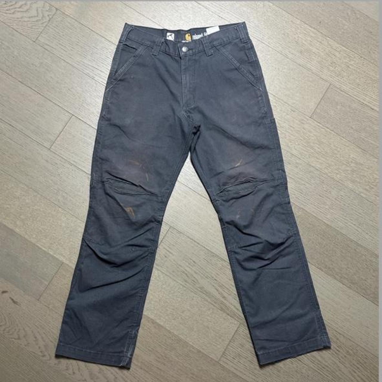 Carhartt charcoal grey Workwear trousers Comfy... - Depop