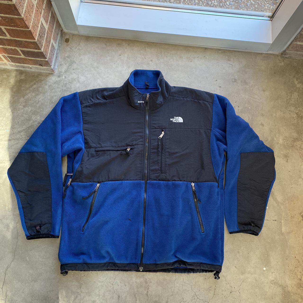 The North Face Men's Blue and Black Jacket | Depop