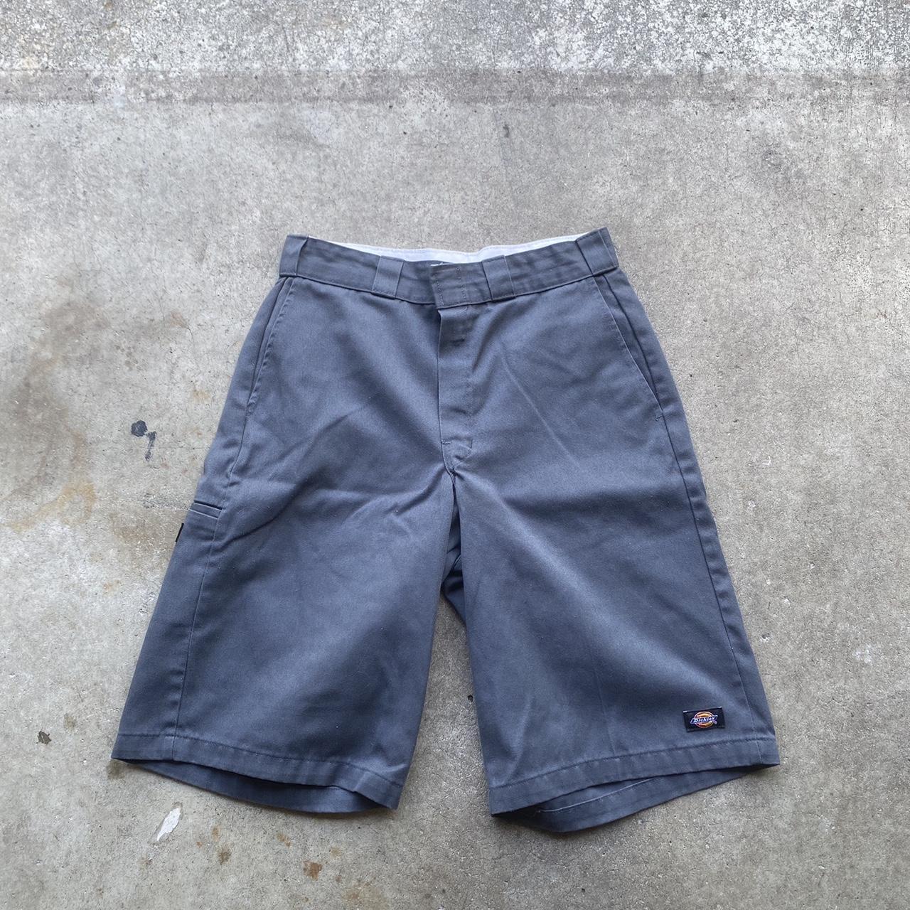 Baggy grey dickies shorts Size... Depop