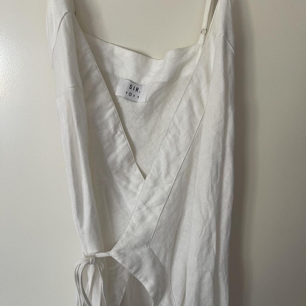 Sir white linen dress New without tags - Depop