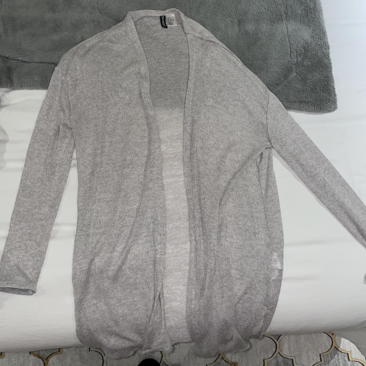 Silver hot sale sheer cardigan