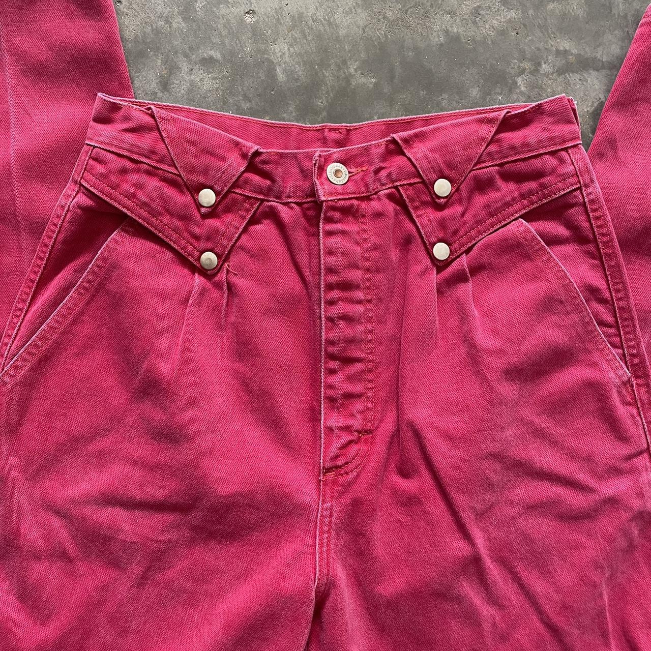 Vintage pink Wranglers Retro western fuchsia/ pink... - Depop