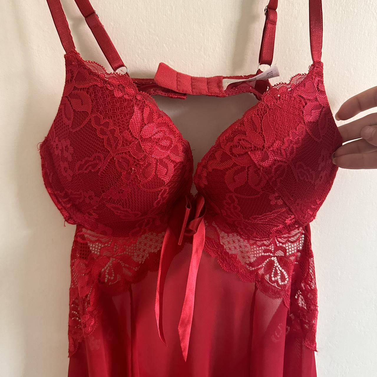 Bras and Things Lace Nighty - Depop