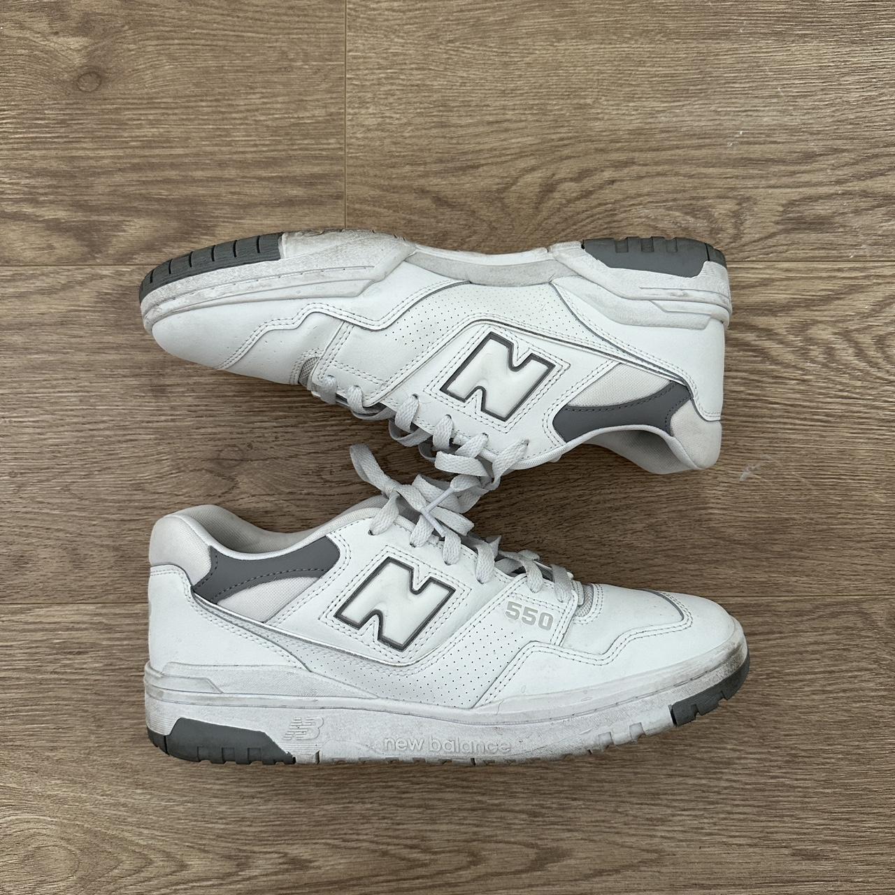 new balance 550 white olive gray