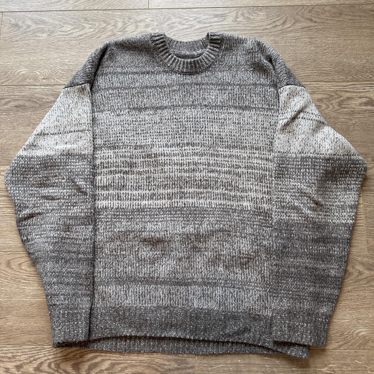 Abercrombie and Fitch store grey soft sweater