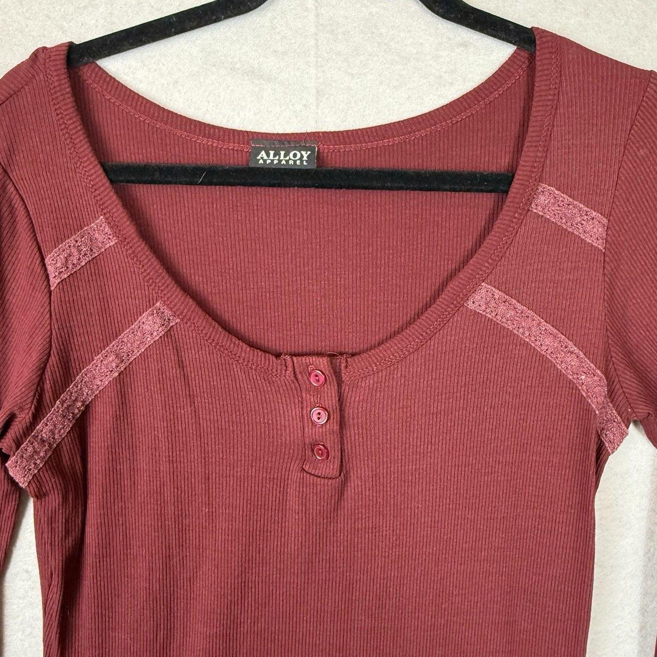 Source Unknown Women's Shirt - Red - L – Alloy Wo… - image 2
