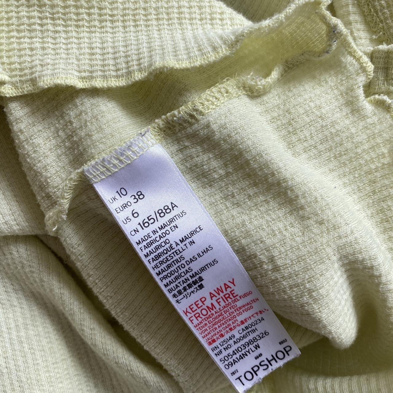 Women's Yellow Croptop Depop