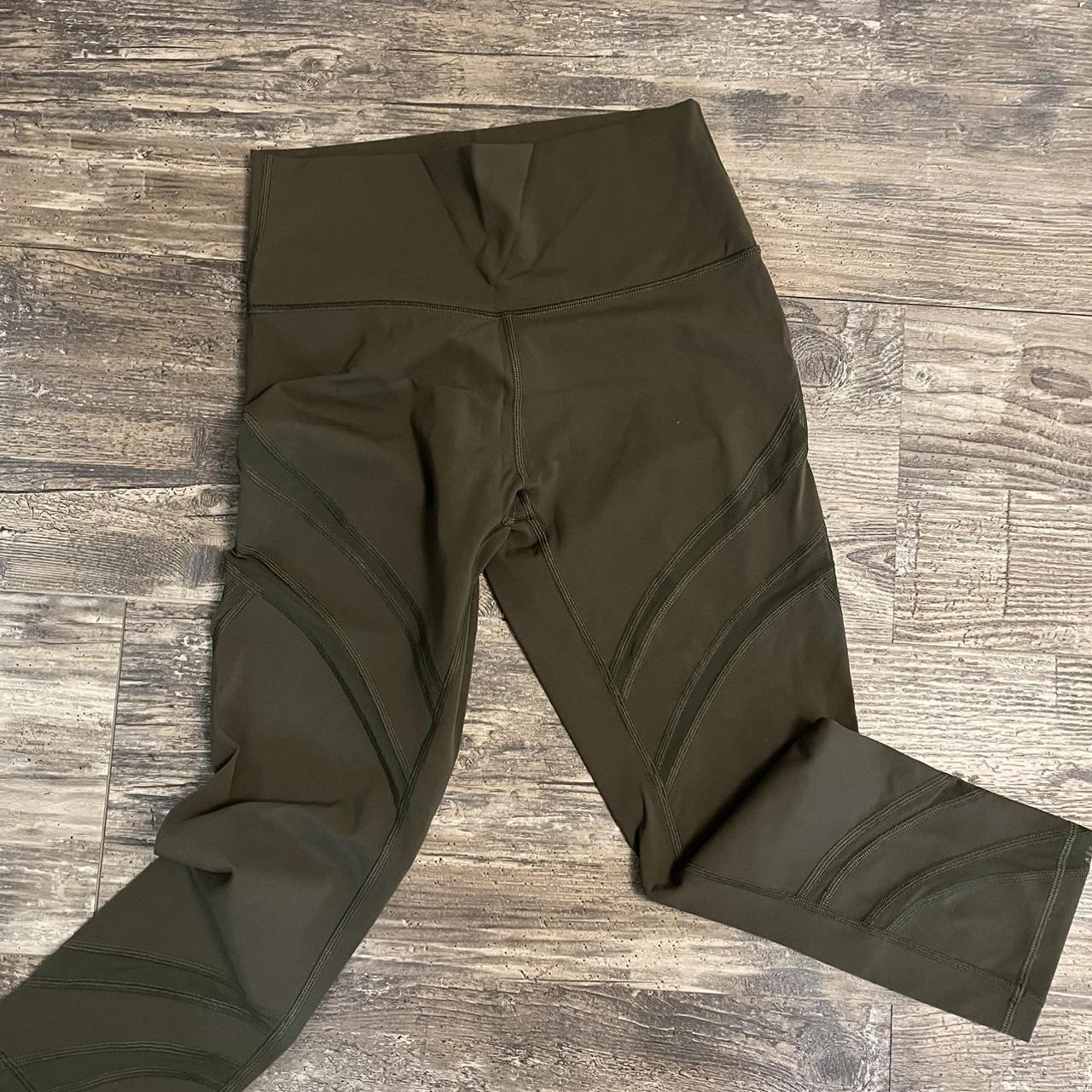 Wunder under mid rise tight leggings in dark olive!! - Depop