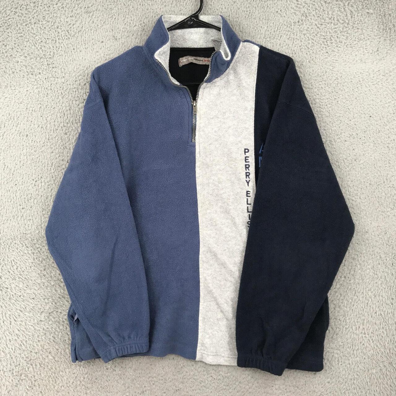 Parry Elis Sweater Adult Medium Blue Active 1/4 Zip... Depop