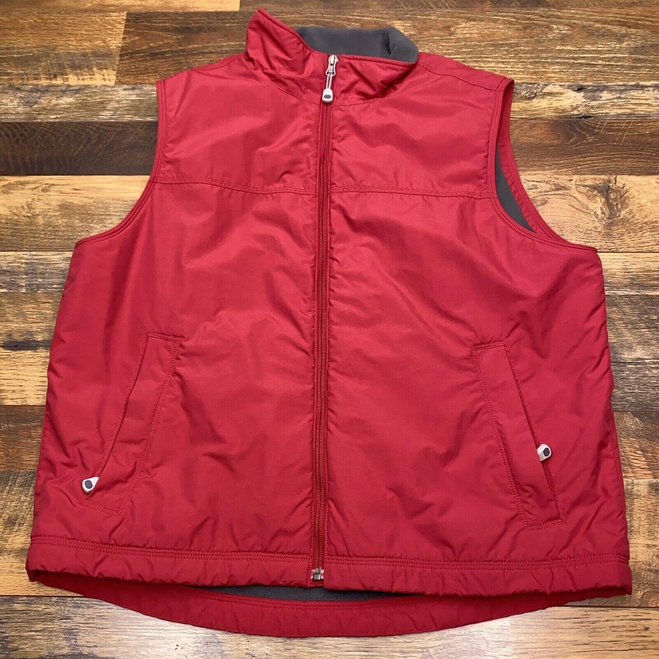 L.L.Bean Men's Red Gilet | Depop