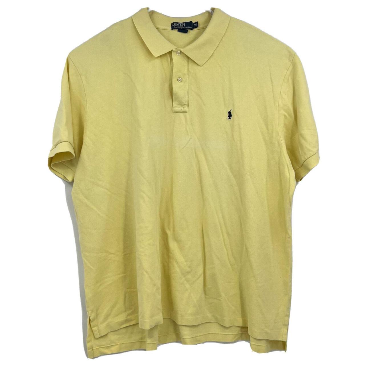 Polo Ralph Lauren Men's Yellow Polo-shirts | Depop