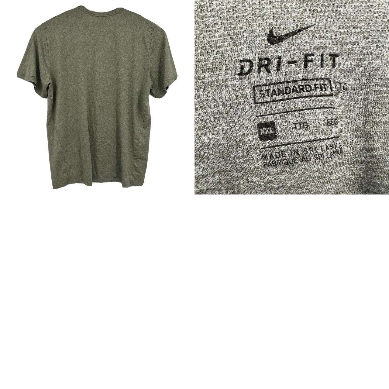 Nike Men's Green Tshirt Depop