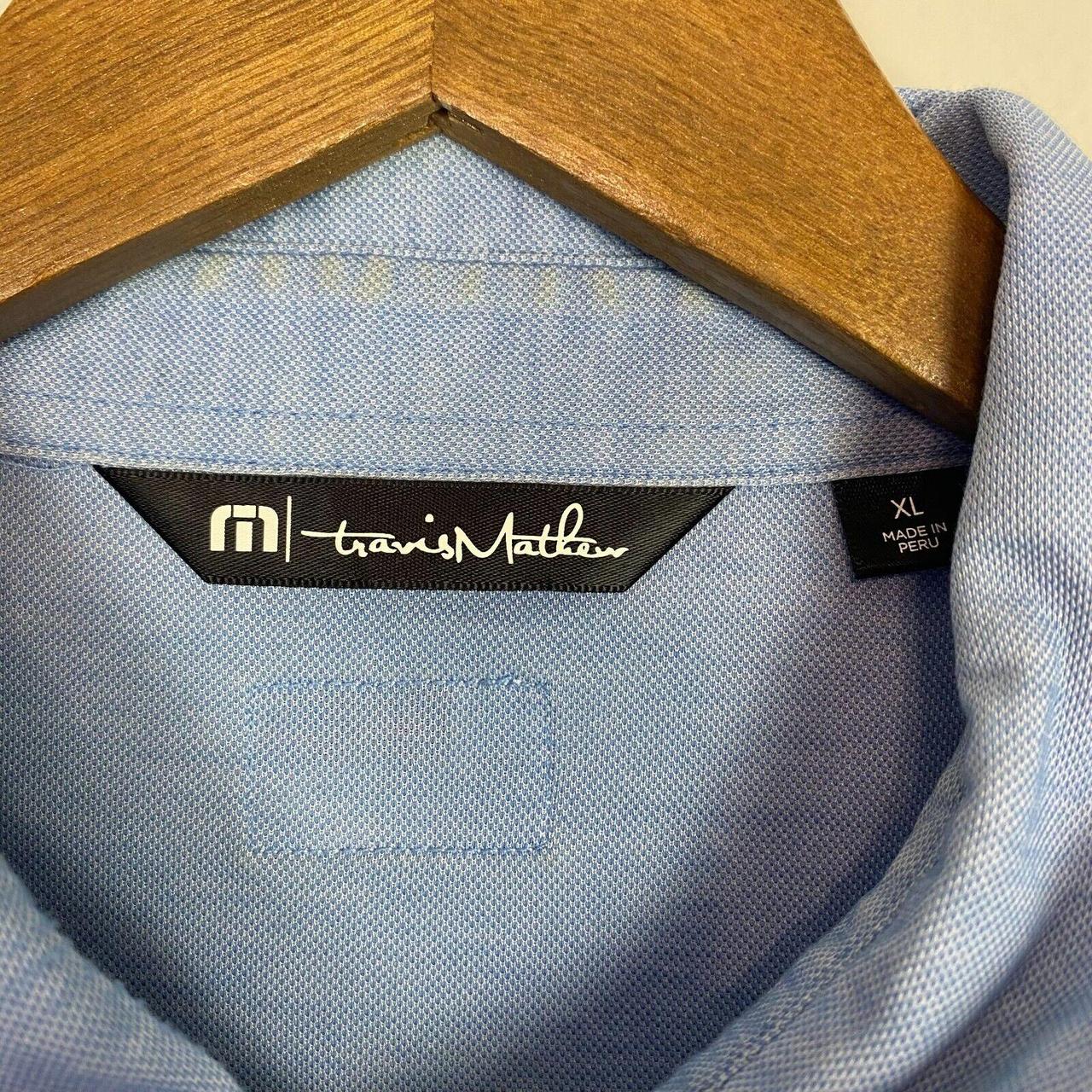 Travismathew Men S Blue Shirt Depop