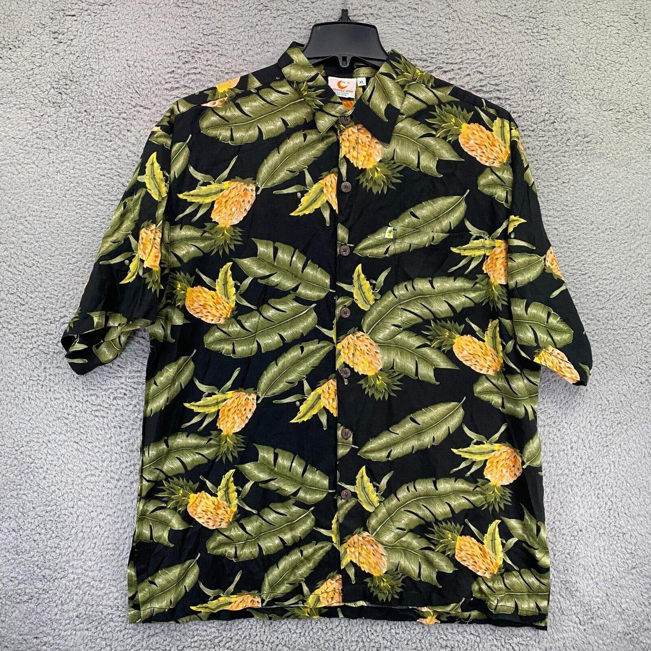 Pineapple Men's Black T-shirt | Depop