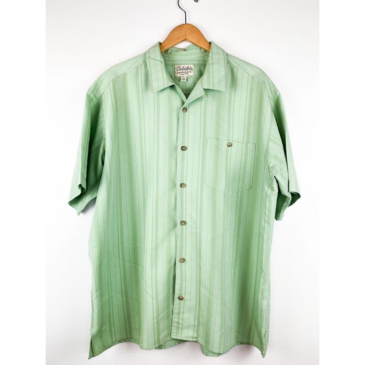 Cabela's Men's Green Shirt | Depop