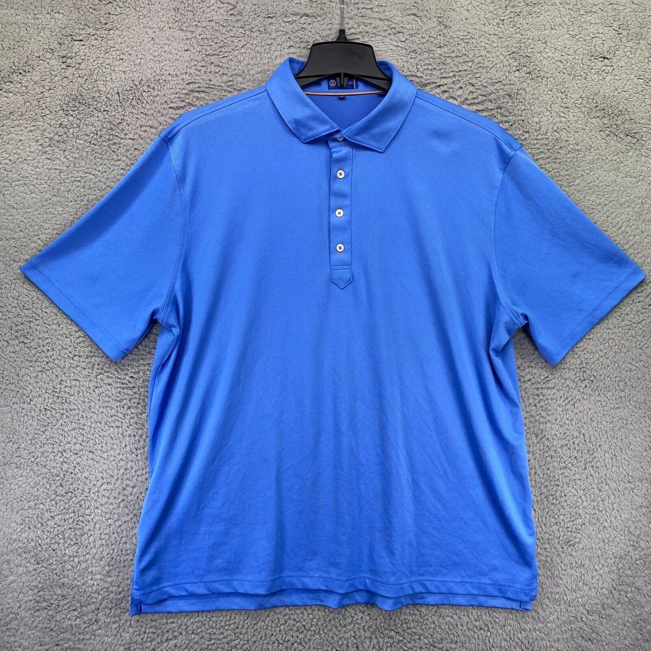 Stitches Men's Blue Polo-shirts | Depop