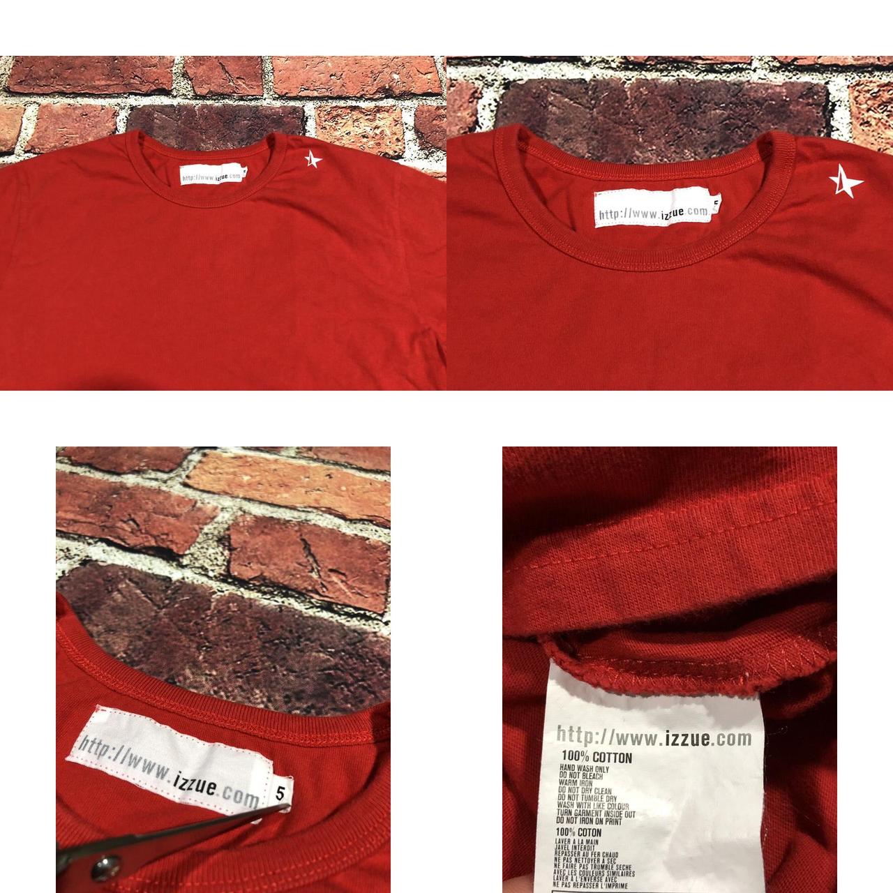 Izzue Men's Red T-shirt (4)
