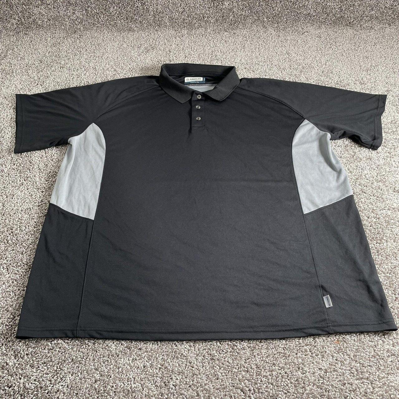 Magellan Shirt Mens Extra Large Black Polo Classic... - Depop