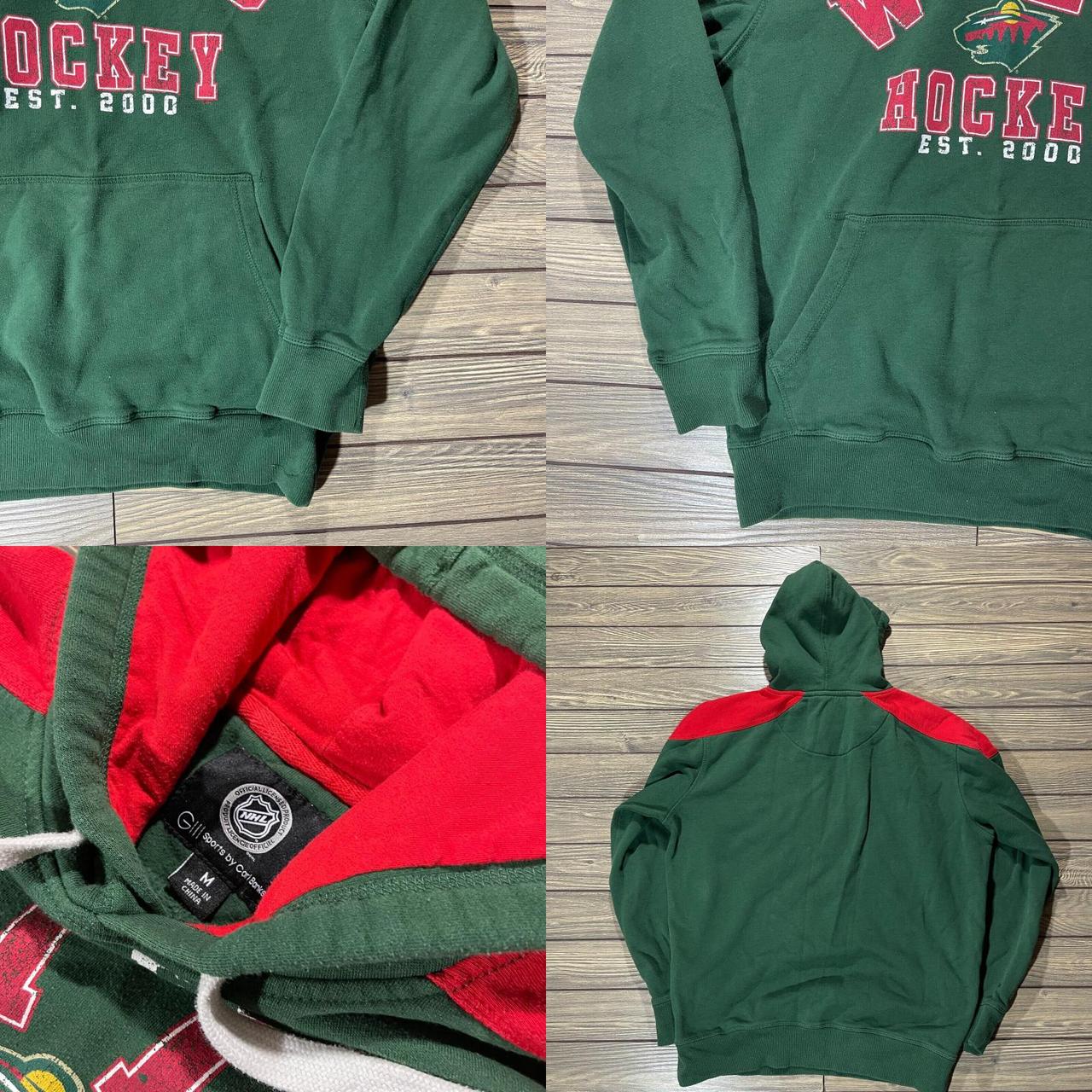 Wild Men's Red and Green Hoodie (4)