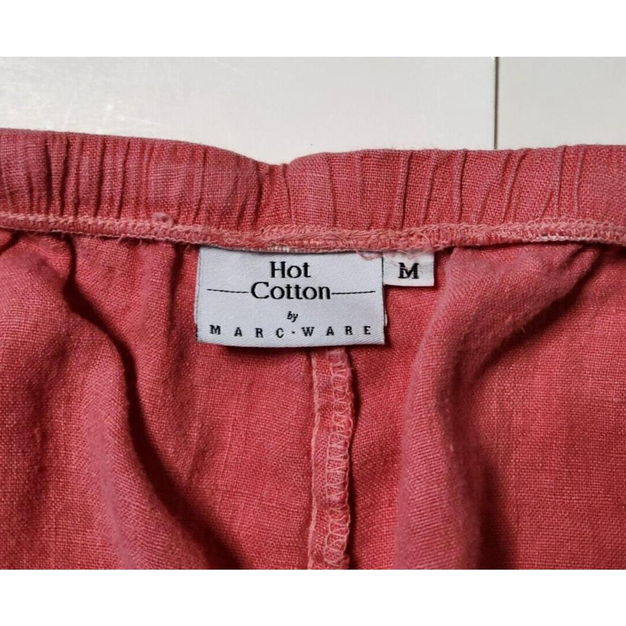 Hot Cotton by Marc Ware Womens M 100% Linen Pants... - Depop