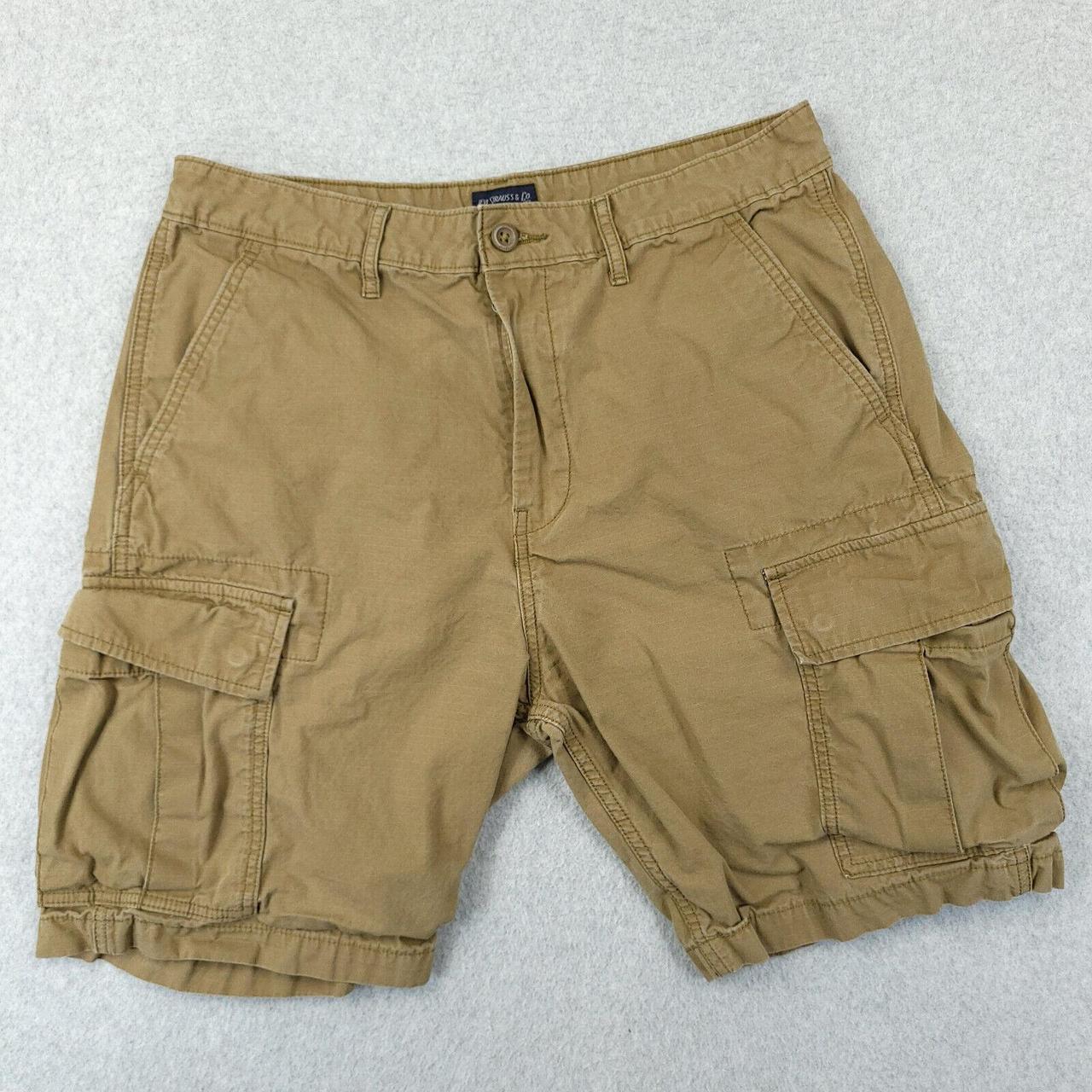 Levis Cargo Shorts Mens 32 Brown Twill Cotton... - Depop