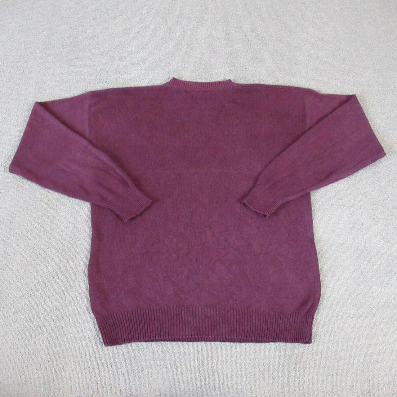 Vintage Bugle Boy Men's Sweater Large Maroon 90s... - Depop