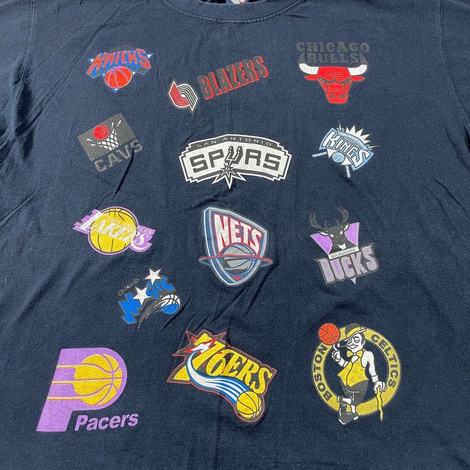 vintage utah jazz nba graphic tee men's medium nba - Depop