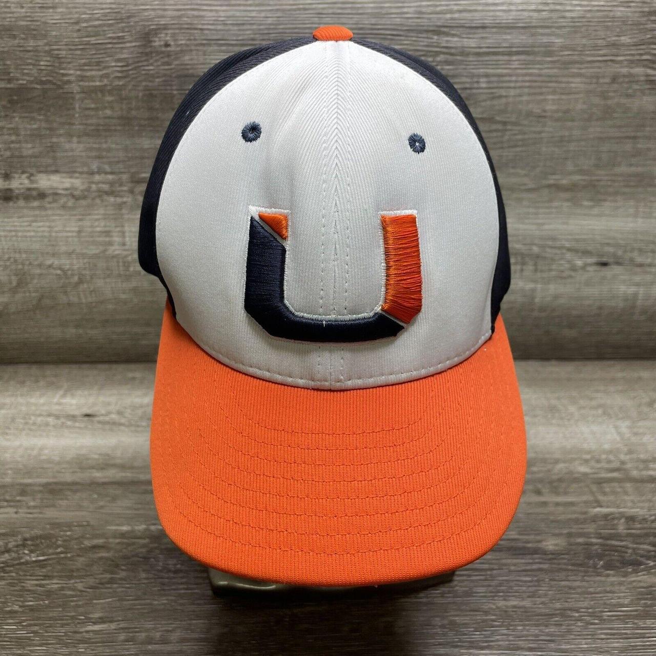 University Of Miami Hurricanes Black Baseball Cap 