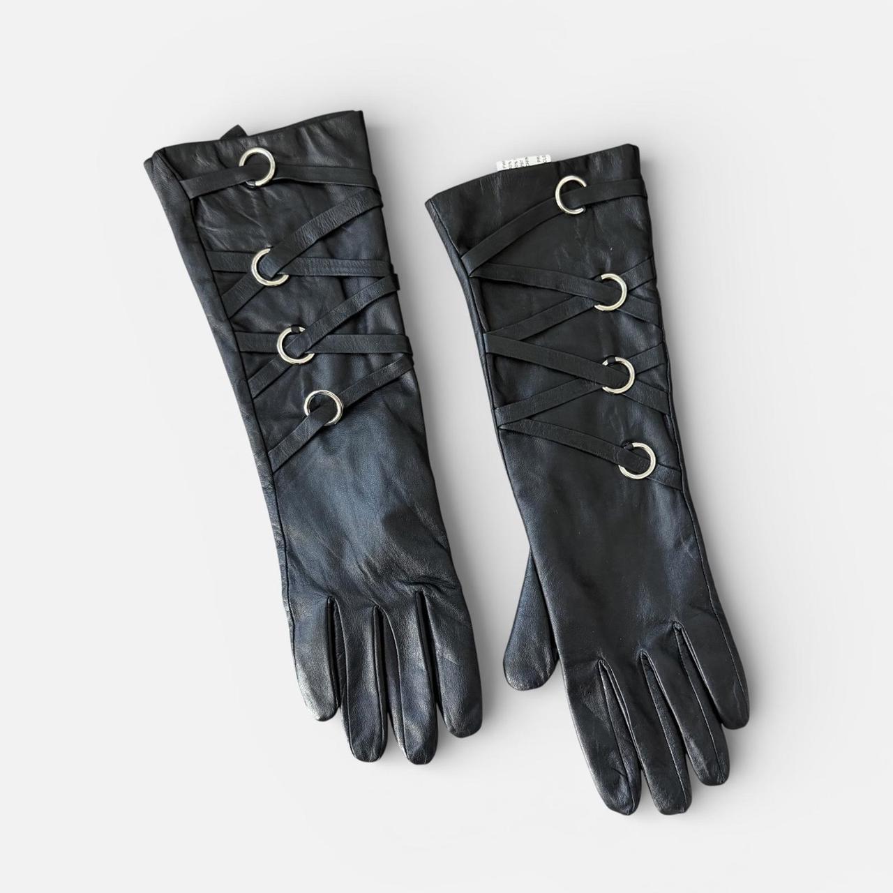 Cache Women's Gloves - Black/Silver – Cache Black… - image 1