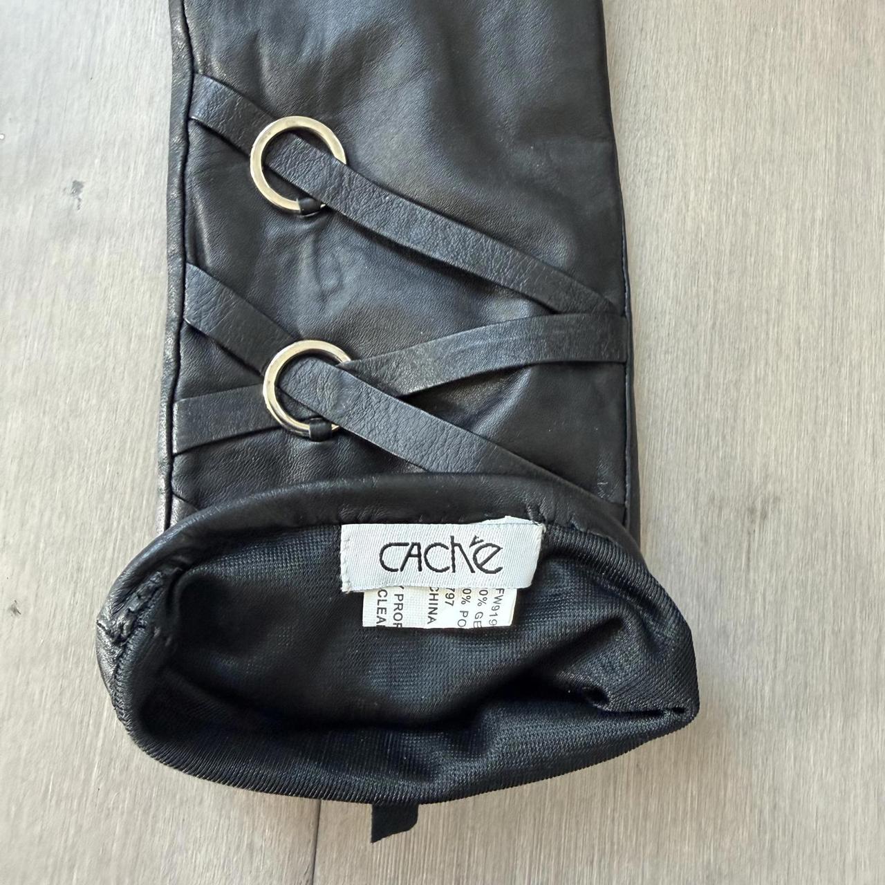 Cache Women's Gloves - Black/Silver – Cache Black… - image 2