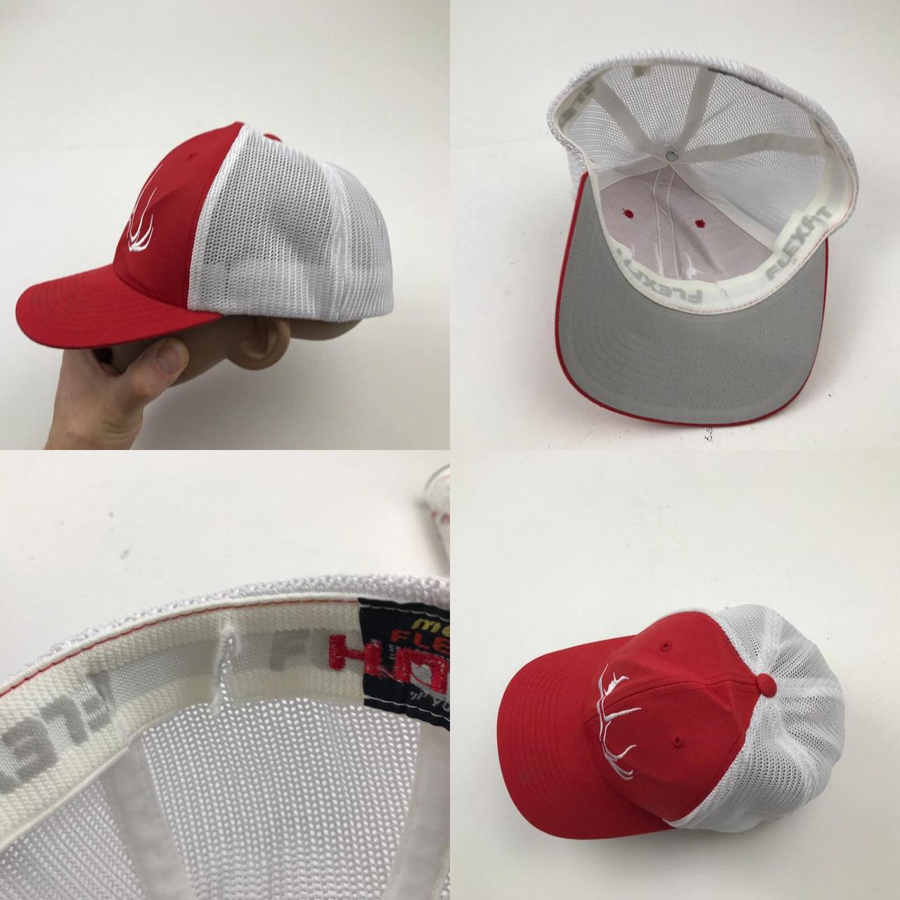 Hush Men's Red and White Hat (4)