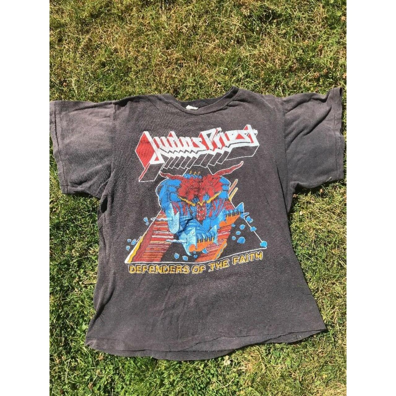 Vintage 1984 Judas Priest Tour Shirt Size M... - Depop