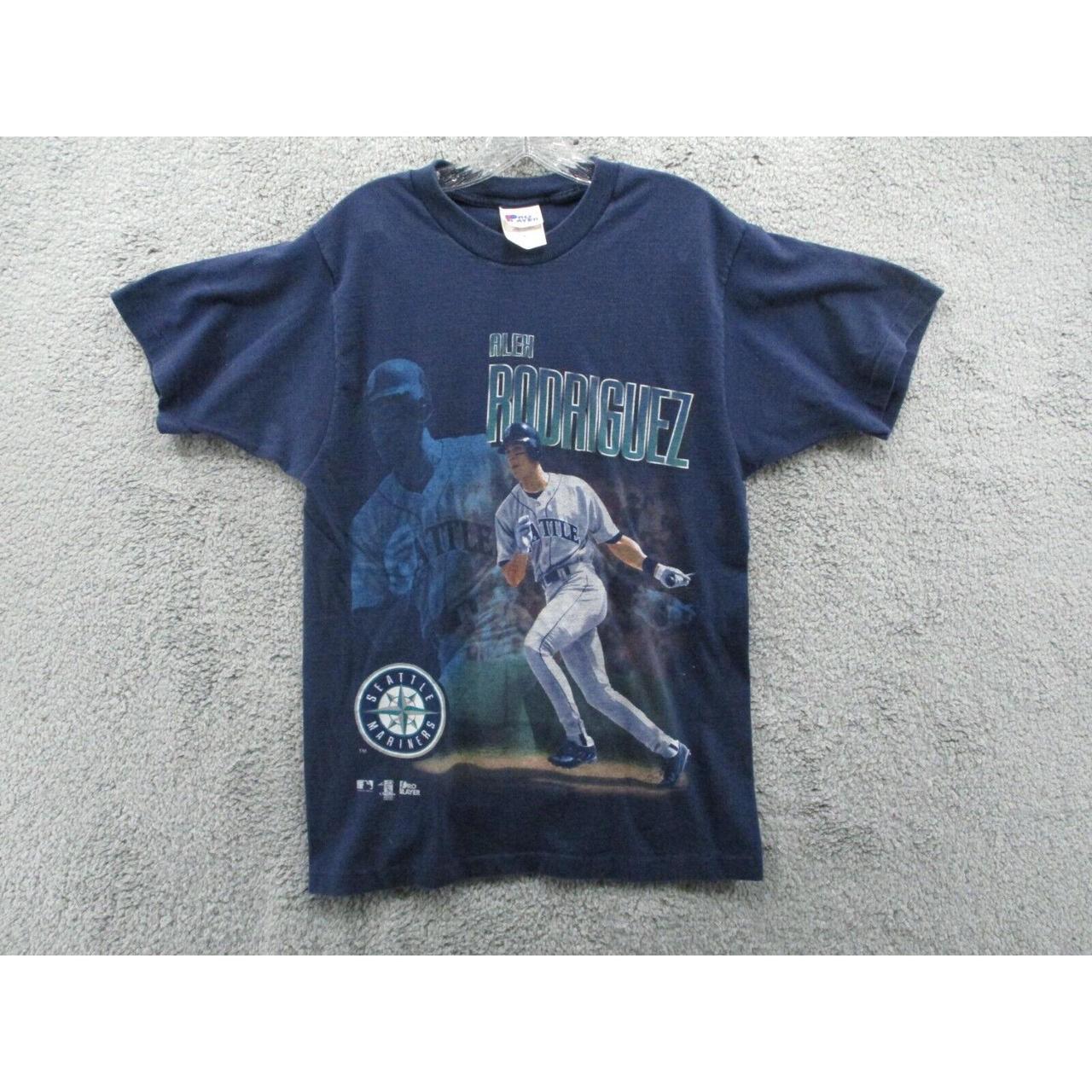 Vintage Seattle Mariners Alex Rodriguez T-Shirt - Depop