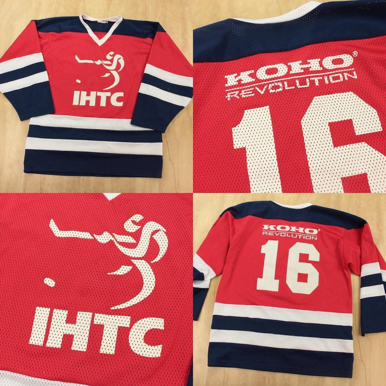 vtg 90s 00s hockey jersey XL Koho Revolution IHTC... Depop