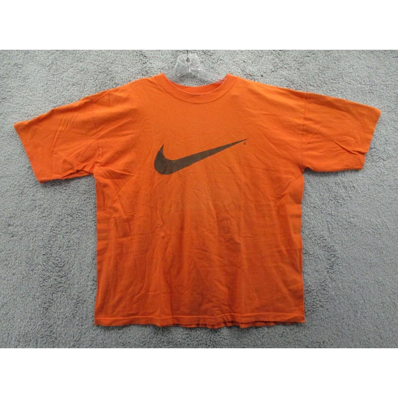 Vintage Nike Big Center swoosh athlete wear t shirts - Depop