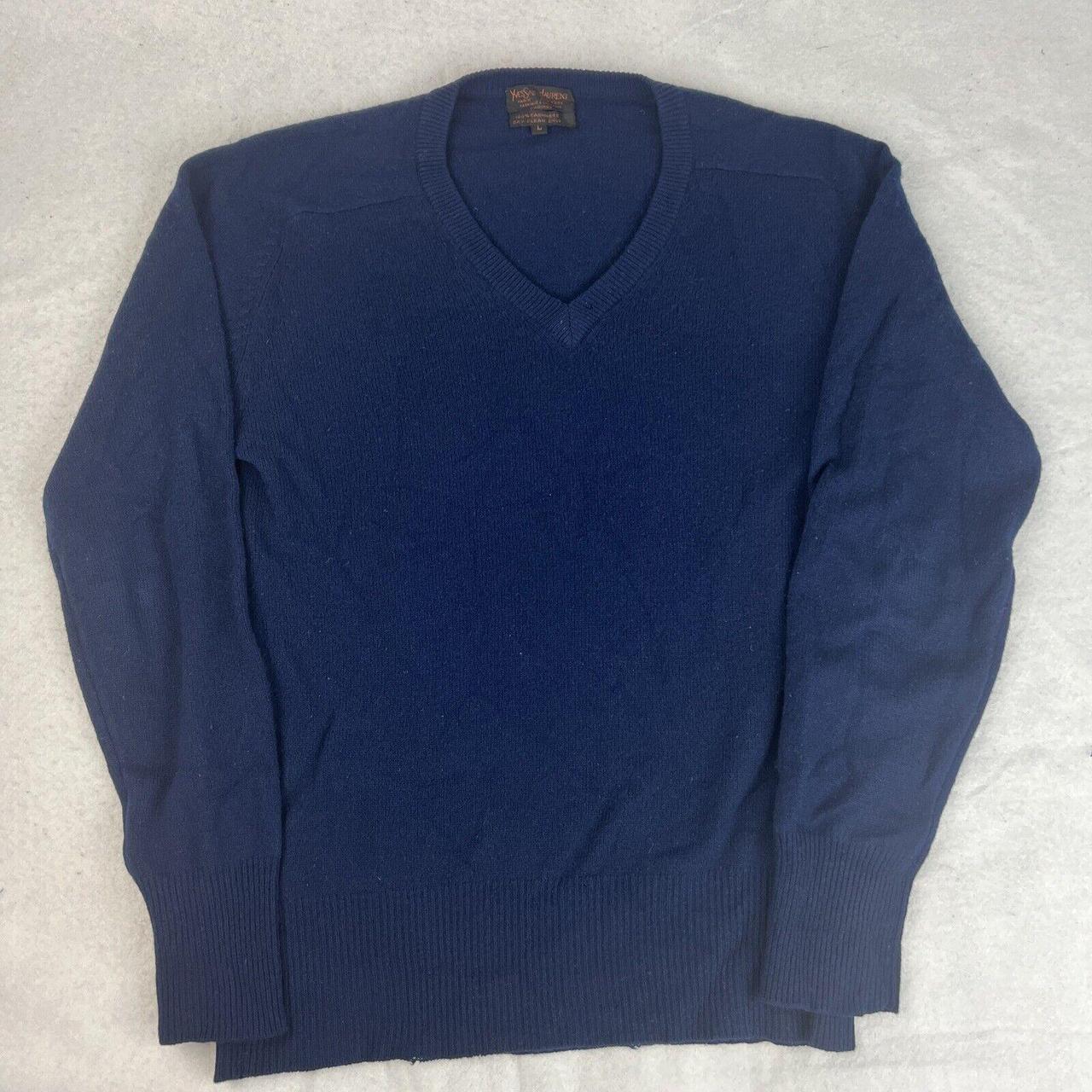 Yves Saint Laurent Men's Blue Jumper | Depop