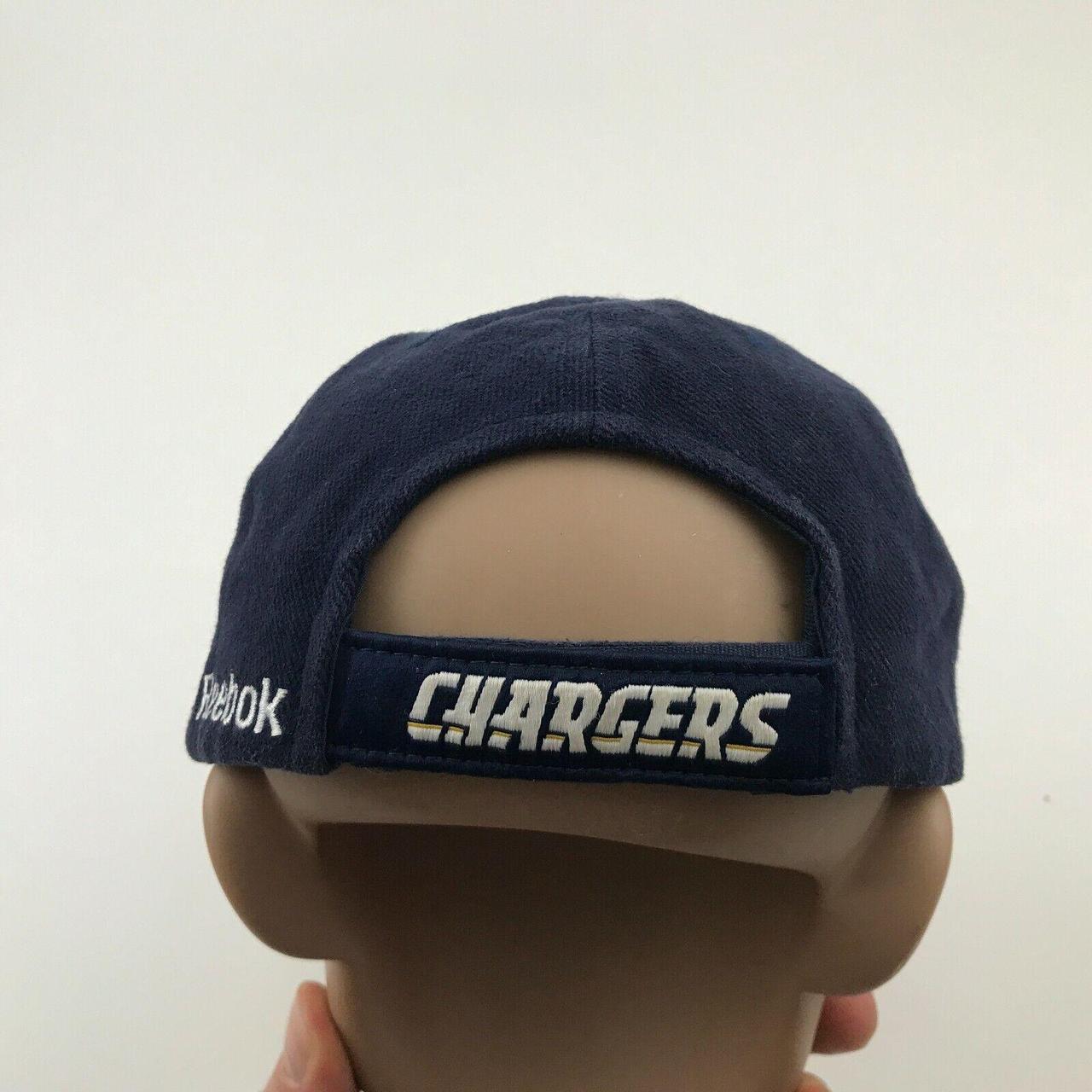 VINTAGE San Diego Chargers Hat Cap Strapback Blue Yellow One Size Reebok  NFL Men