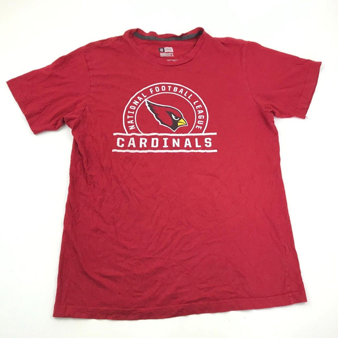 Arizona Cardinals Shirt Size Large L Red White Tee - Depop