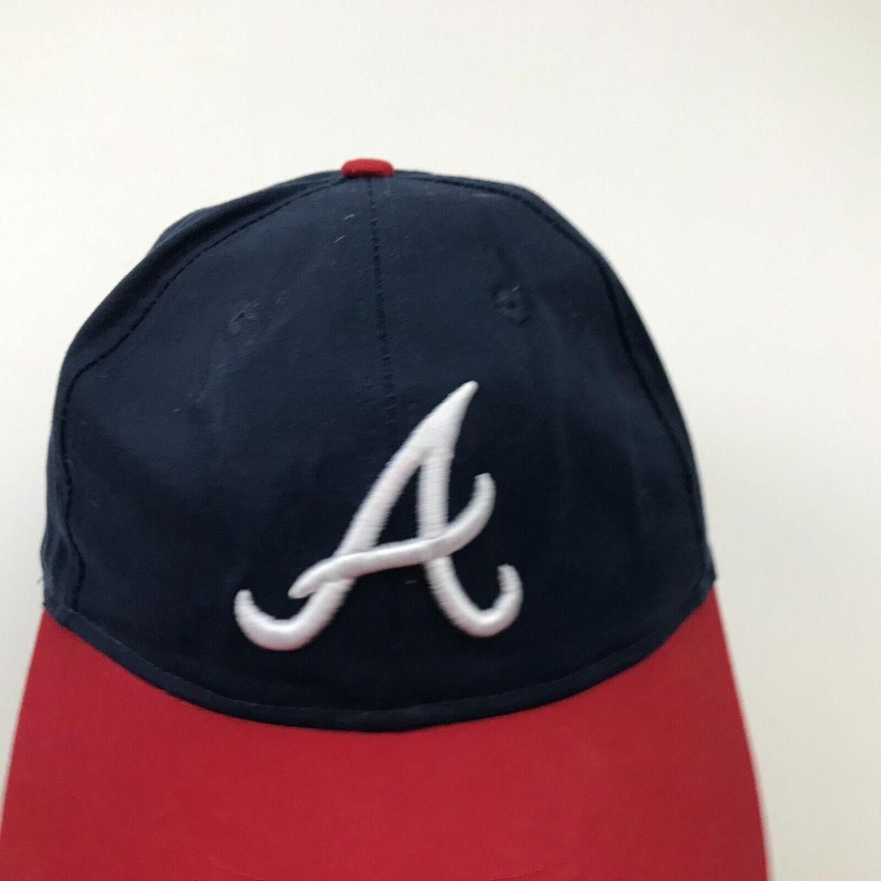 Mlb pro shop Home depot atlanta braves logo blue Baseball Strapback Hat cap