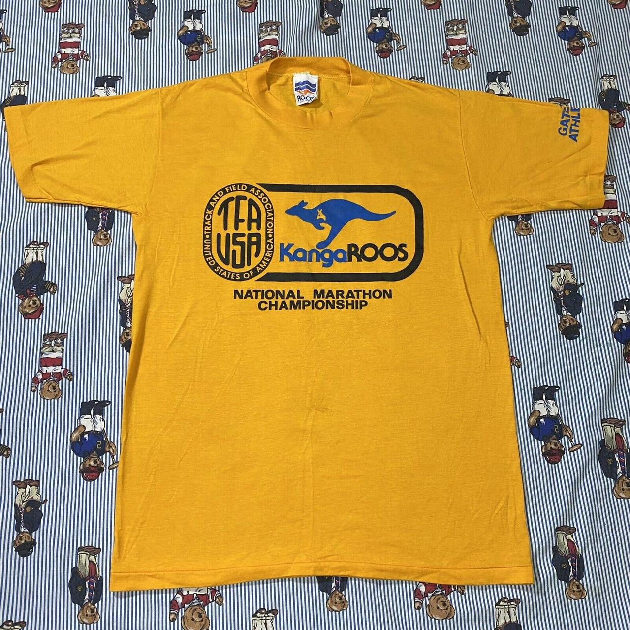 Kangaroo Poo Men's Yellow T-shirt