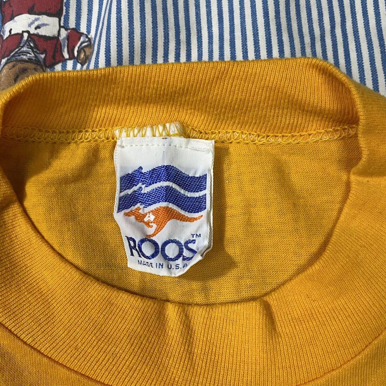 Kangaroo Poo Men's Yellow T-shirt (2)