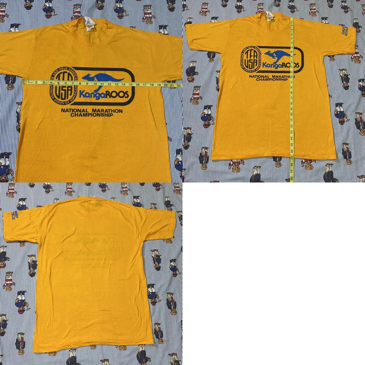 Kangaroo Poo Men's Yellow T-shirt (4)