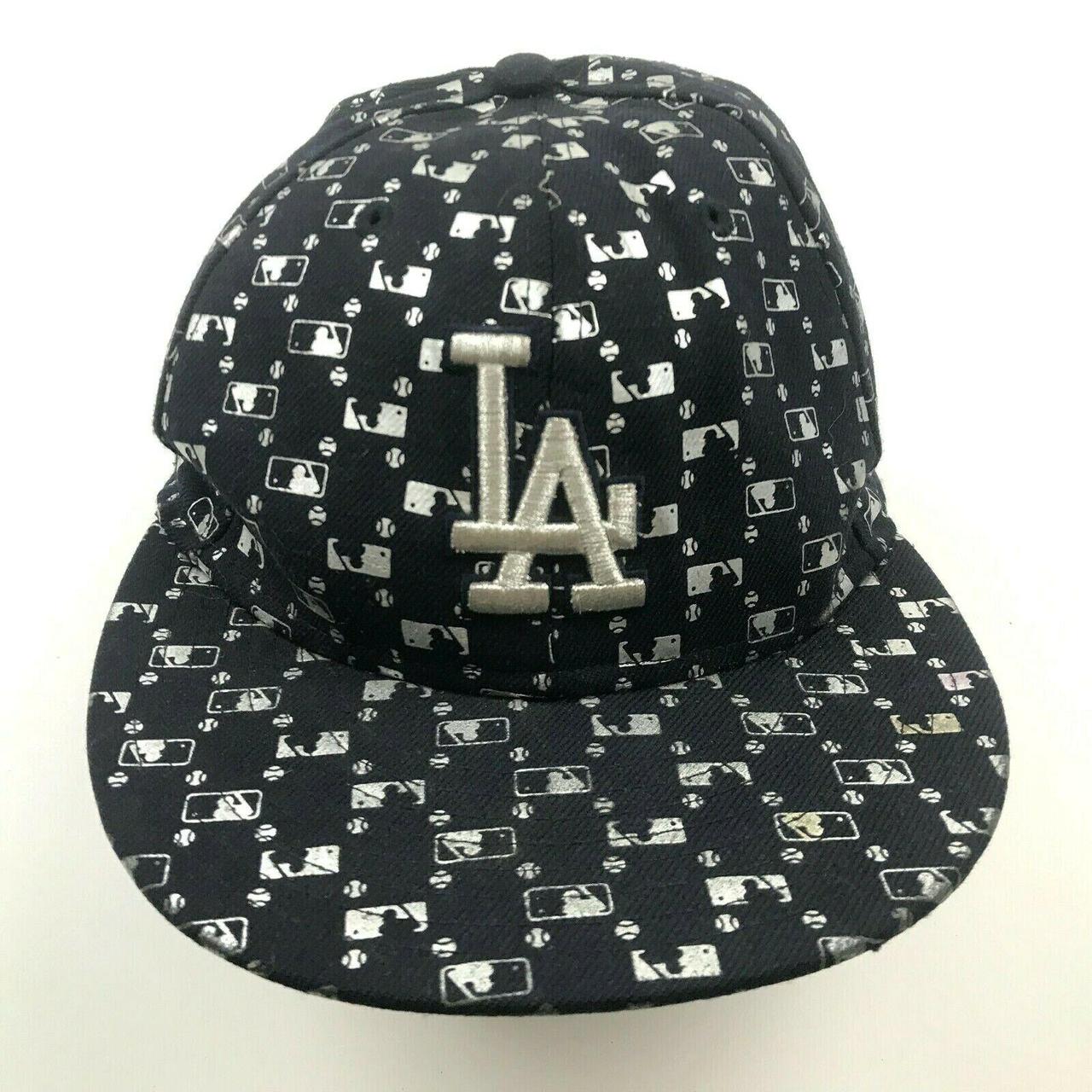 dodgers hat in lakers colorway. very rare. size 7 - Depop