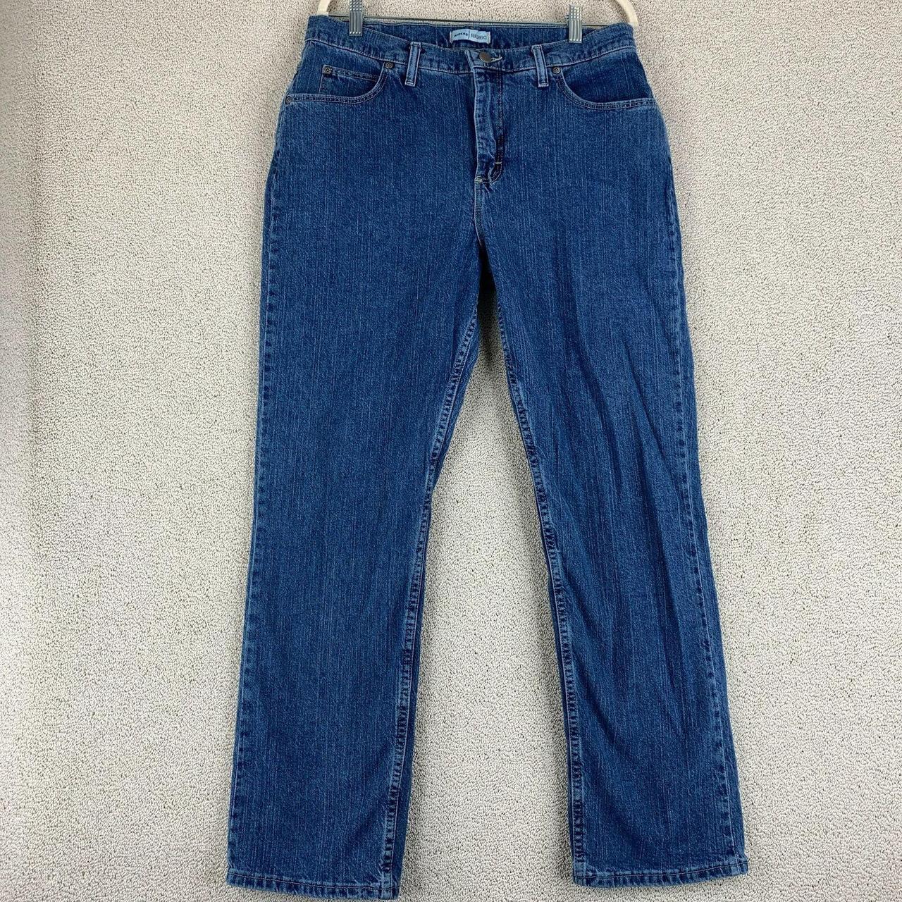 Riders Relaxed Straight Jeans Women's Size 14 MED... - Depop